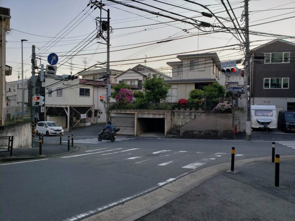 長沢浄水場西交差点