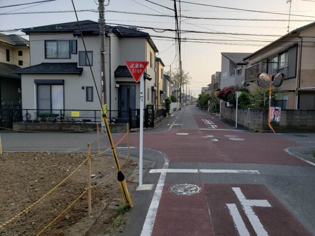 何もない交差点