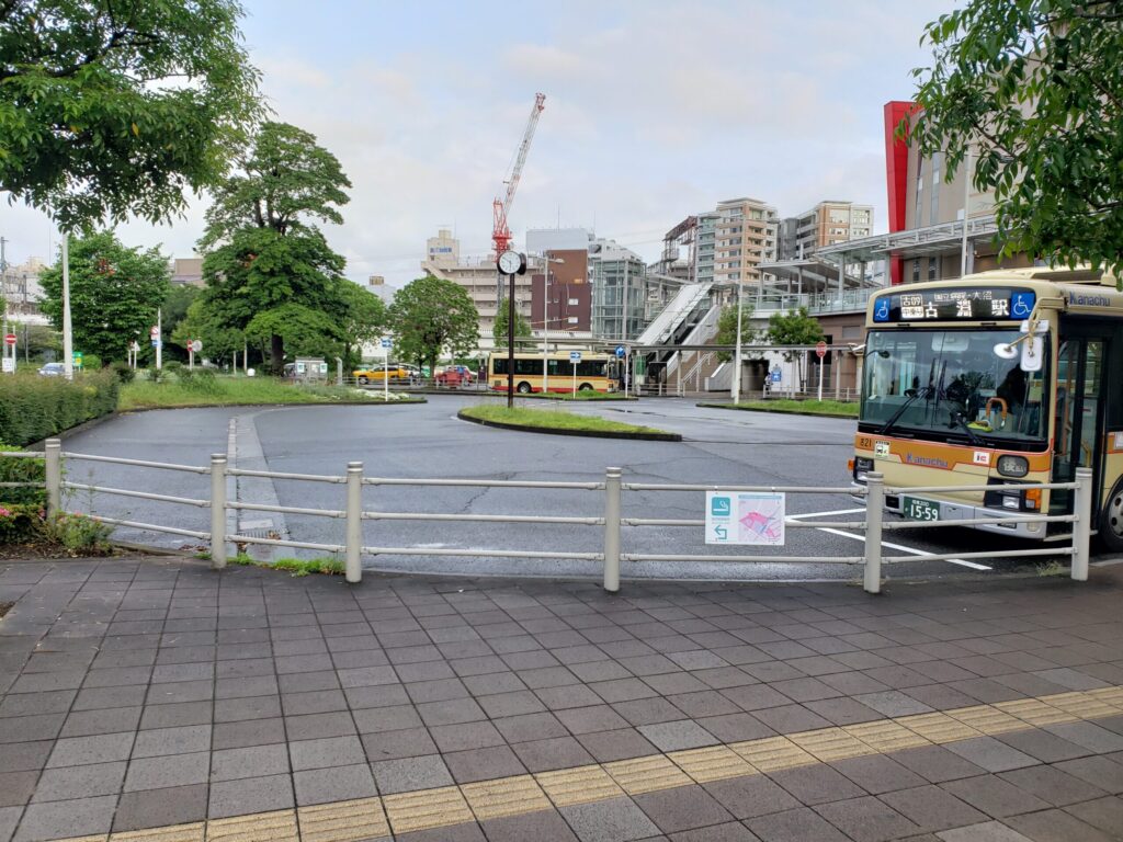 小田急相模原駅北口にあるバスロータリー