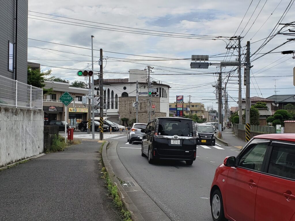 「林」交差点