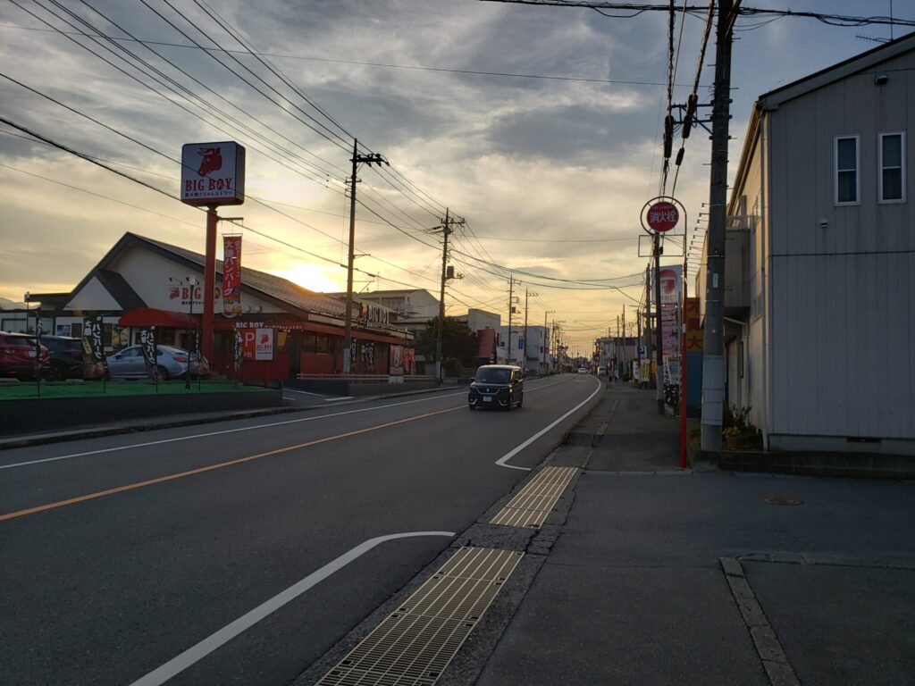 まっすぐな道②