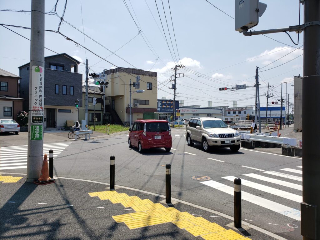 「下麻生」交差点