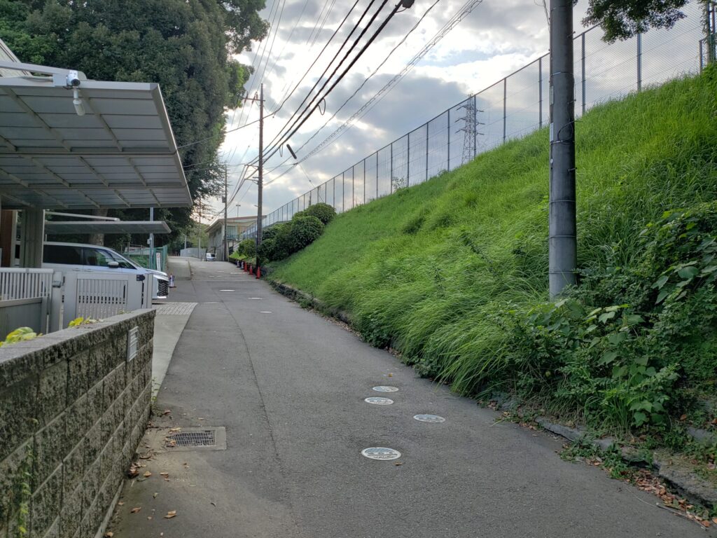 百段坂の先の登坂