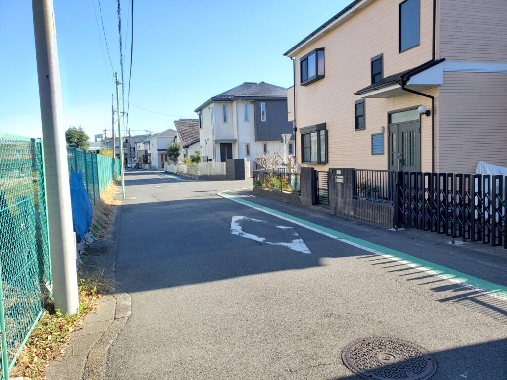 校舎周辺の住宅②