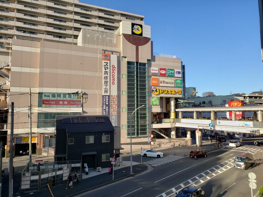 北口側のようす