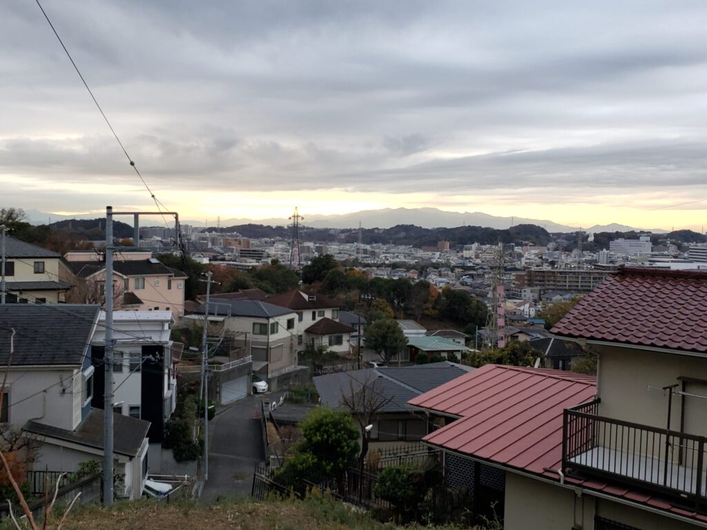 高校近くの景色